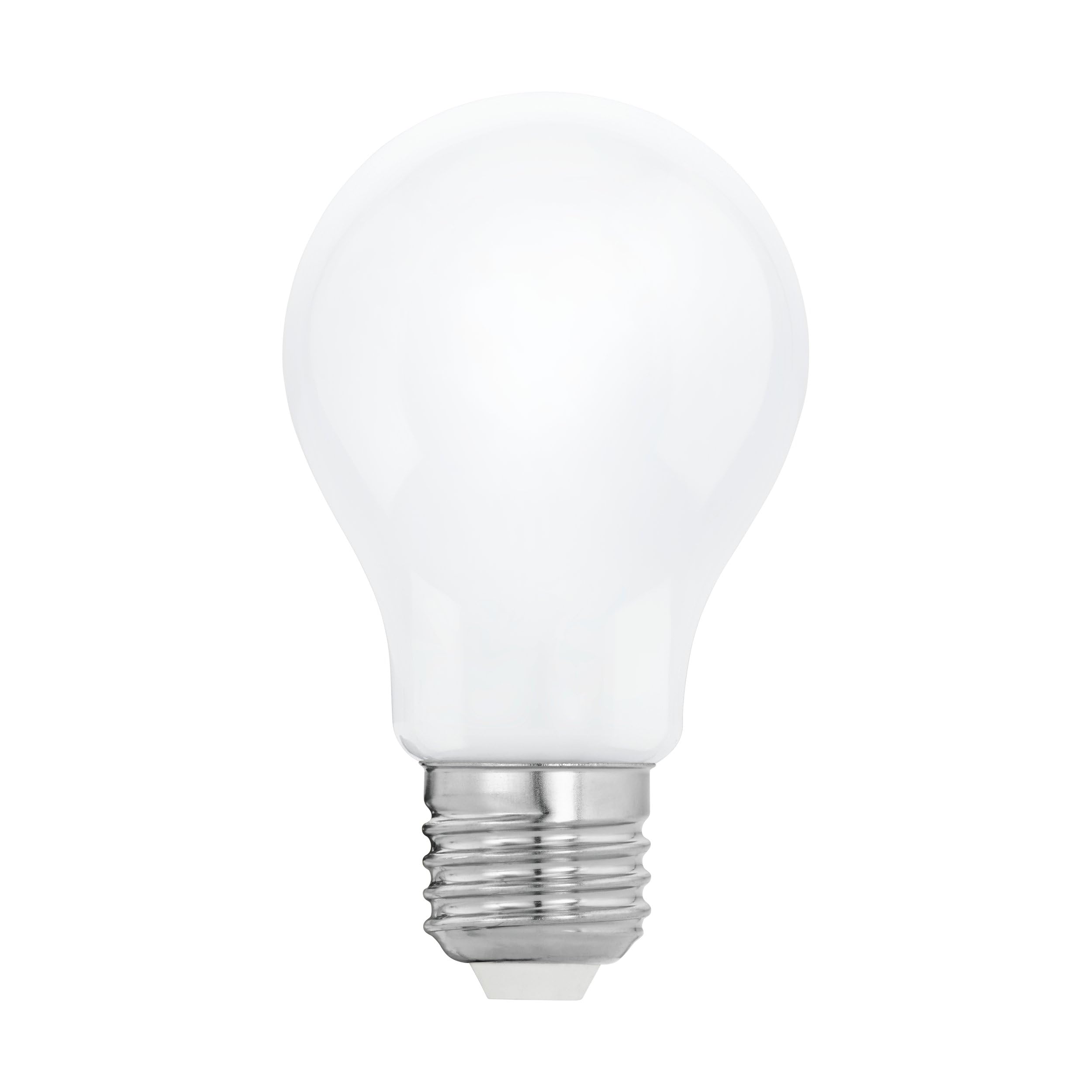Eglo LED Light Bulb Milky, Opaque E27 Edison lamp, 12 watt (Equivalent to 100 watt), 1521 Lumen, Warm White Glow, 2700 Kelvin, A60, Ø 2.4" — image 1