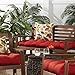 Greendale Home Fashions 51-Inch Indoor/Outdoor Bench Cushion, Salsa