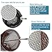 Foldable Fishing Net Freshwater,Fishing Landing Net Saltwater,Foldable Collapsible Fishing Pole with Durable Soft Mesh for Catching or Releasing (39.9inch fishing net)