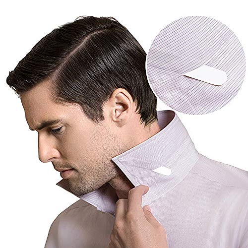 Homgaty 400 Pcs Plastic Collar Stays Shirt Collar Inserts Collar Stiffeners for Men Women,7 Size
