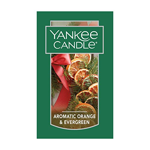 Yankee Candle Aromatic Orange & Evergreen Scented, Classic 22oz Large Jar Single Wick Candle