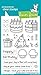 Lawn Fawn Birthday Before 'n Afters Clears Stamps and Coordinating Custom Craft Dies, Bundle of Two Items (LF1958,LF1959)
