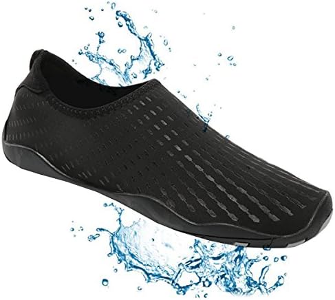 Men Women Water Shoes Quick Drying Lightweight Aqua Shoes for Water with Drainage Hole for Beach Swimming Pool Surf Yoga Exercise