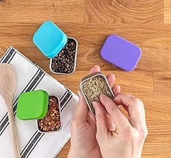 WeeSprout 18/8 Stainless Steel Condiment Containers