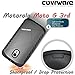 COVRWARE Moto G (3rd Gen) [ Shield Series ] Dual Layer Armor Case [ Screen Protector ] for Motorola Moto G (3rd Gen 2015) Will Not Fit Moto G (2nd) 2014 - Gray (CW-MG3-SH10)