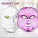 7 Colors LED Light Therapy Mask With Free Skincare & Anti-Aging Natural tips E-book | Your Perfect Red Light Therapy Facial Machine and Acne Mask by GOBIES