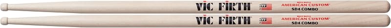 Vic Firth American Custom SD4 Combo Maple Wood Tip Drumsticks 15.875"