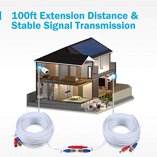 5 ANNKE+Cables+Extension+Camera+Security