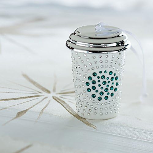 2014 Starbucks Swarovski White Cup Ornament
