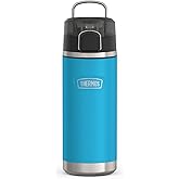 THERMOS ICON SERIES, Water Bottle with Spout - 18 Ounce, Dark Teal - Stainless Steel Vacuum Insulated Water Bottle with Lid