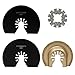 ESUMIC 15Pcs Oscillating Saw Blade Grinding Rasp Kit for RockWell Sonicrafter Work Oscillating Multitool Accesory