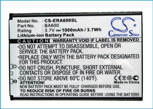 XPS Replacement Battery for SONYERICSSON Kumquat, ST25, ST25i PN BA600