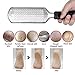 Makartt Callus Remover Foot File, Stainless Steel Fine Rasp Foot Scrubber for Salon and Home Pedicure, Foot Care Tool for Soft Feet, F-03
