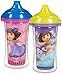 Munchkin Dora the Explorer Click Lock Insulated Sippy Cup, 9 Ounce, 2-Count