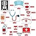 Nurse Photo Booth Props for Nurse Party Decorations - Pack of 33 | Nurse Graduation Photo Booth Props 2021 - DIY Required | Doctor Nurse Medical Graduation Party, Nursing School Graduation Party 2021