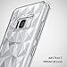 Ringke Air Prism Compatible with Galaxy S8 Case 3D Vogue Design Chic Ultra Rad Pyramid Diamond Pattern Flexible Jewel Textured Protective TPU Cover for Samsung Galaxy S8 2017 - Clear
