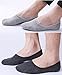 Amandir 12 Pairs Thin Casual No Show Socks, Cotton Socks for Flats, Liner Socks