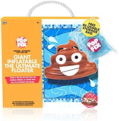 NPW Extra Large Novelty Inflatable Lilo Lounger – Giant Poo Pool Float ...