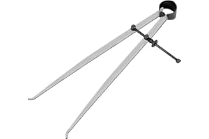 VIRTIONZ 454-10 Flat Leg Inside Calipers – 10" Precision Internal Measuring Tool – Spring-Type Caliper for Woodworking, Metalworking, and Machining Applications