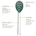 LELONG Soil Tester, 3 in 1 Soil Test Kit Moisture, Light & pH Meter for Plant, Vegetables, Garden, Lawn, Farm, Indoor & Outdoor Use (No Battery Need & 2019 Update)