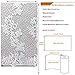 SALAMUTU African French Lace Fabric 5 Yards Nigerian Eco-Friendly Embroidery Lace Fabric with Rhinestones and Beadsfor Party Dress Formal Wedding Dress 5 Colors (White)