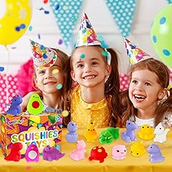 MGparty 48 PCS Squishies Toys Bulk Mochi Squishy