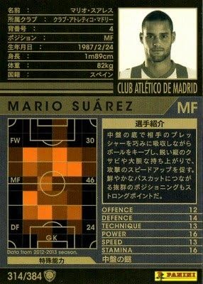 Amazon Wccf 12 13 314 クラブ アトレチコ マドリー マリオ スアレス トレカ 通販
