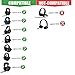 G930 Replacement Pads Earpads G430 Headset Parts Ear Cups Compatible with G930 G430 G35 Gaming Headset Headphones