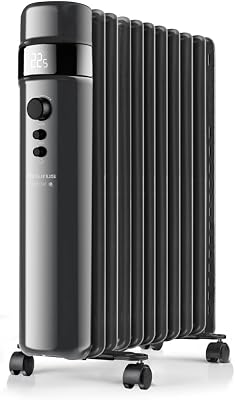 Agadir 2500 Radiatore ad Olio Digitale 2500W, 11 Elementi, ECO