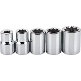3/8" Drive 5 Piece Socket Set- 8 Point