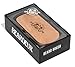 Beard Brush, Best Natural Wooden Hair Brush For Men, 100% Firm Black Wild Boar Bristle, Use with Balm & Beard Oil to Style & Groom, Premium Military Style Palm Brush for Beard Care, Barbers Tool