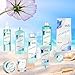 Ocean Bliss Extra Large Spa Bath Gift Basket,Great Christmas Gift, Includes 3 Bath Bombs, Shower Gel, Bubble Bath, Lotion, Scrub, Pumice Brush, Glass Candle, Slippers, Massage Stick & 5 More Items