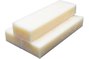 BW BLENDED WAXES, INC. Blended Waxes, Inc. Microcrystalline Wax Block, Sculpting & Casting Wax, Ideal for Candle Making and Everyday Use, 1lb, Pack of 3