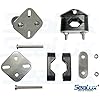 SeaLux-Rail-Mount-clamp-Bracket-Set-with-Stainless-Steel-Mount-Plate-and-Nylon-Brackets-for-78-1-tubing SeaLux-Rail-Mount-clamp-Bracket-Set-with-Stainless-Steel-Mount-Plate-and-Nylon-Brackets-for-78-1-tubing