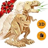 Toys Sale | Trex Dinosaur 3D Puzzle Walking Wooden Robot T-Rex Toy for Kids - Building Craft Puzzles - Children 8 9 10 11 12 13 Year Olds Up - Best Educational Gifts for Boys and Girls
