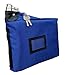 Prescription Medication Bag Combination Keyed Lock Travel Case (Blue)
