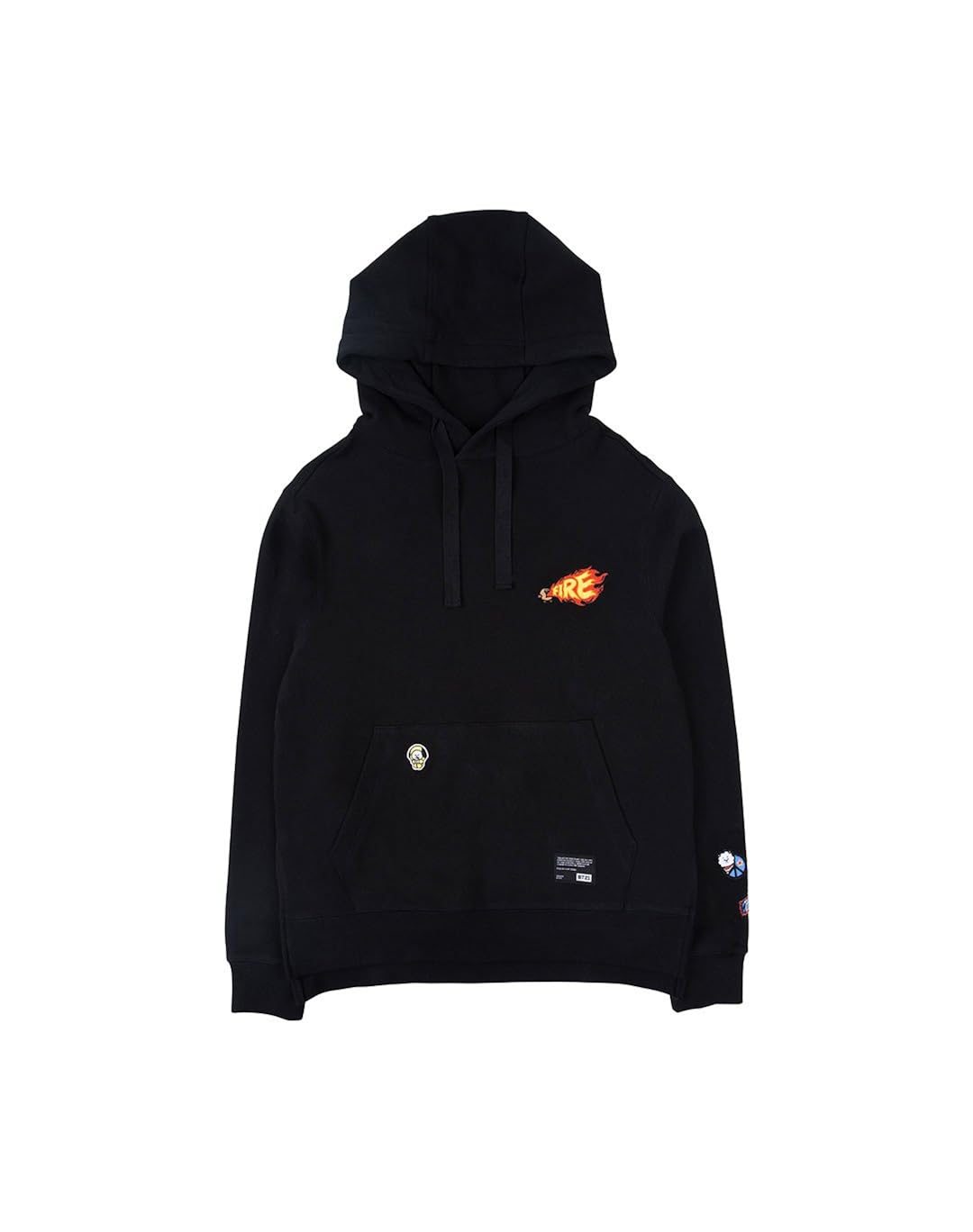 bt21 half zip up sweatshirt