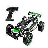 RC Cars 1:20 Scale High Speed Remote Control Car 2.4 GHz Off Road Fast Racing Drifting Buggy Hobby Car 2WD Electric Vehicle for Kids Boys (Green)