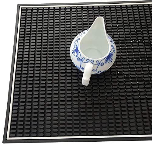 Rubber Bar Mat For Countertop, Heavy Duty Dish Drying Mat, Perfect For
