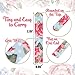 BMC 24 Pack Mini Matchbook Nail Files - Women's Grooming Travel Size 180 Grit Emery Boards in Bulk, Great for Party Favors, Small Gifts, Stocking Stuffers - Includes 4 Cute Design: Believe Set