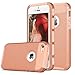 Ailun Phone Case Compatible with iPhone 5s iPhone SE iPhone 5 Soft TPU Bumper Hard Shell Solid PC Back Shock Absorption Anti Scratch Hybrid Dual Layer Slim Cover Gold