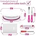 Cake Decorating Kit Cake Turntable - 82pcs Cake Decorating Supplies Cake Baking Kit - Cake Baking Supplies for Teens Cake Decorating Set with Cake Decorating Turntable - Cake Decorating Tools