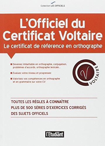 L' officiel du certificat Voltaire
