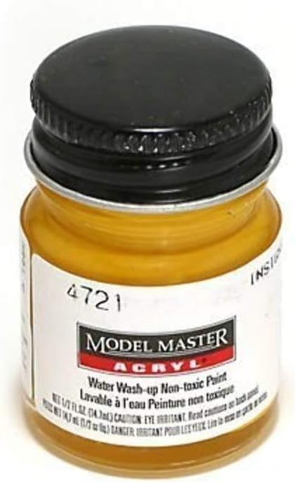 TESTORS CORPORATION 4721 Insignia Yellow FS33538 Model Master, 1/2 oz
