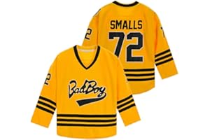 Kynkow Men's BadBoy Jersey #72 Smalls Movie Notorious 90s Hip Hop Hockey Jersey