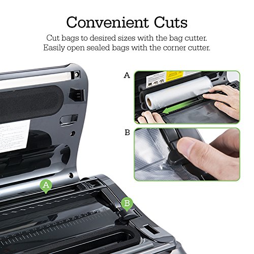 COSORI Vacuum Sealer Machine, Automatic Vacuum Air Sealing System For