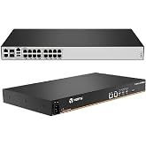 Vertiv Avocent ACS8000 Serial Console, 16 Port Serial Console Server, Gigafit Fiber Connectivity, USB Sensor Port, Remote Data Center and Out of Band Management, Single AC Power (ACS8016SAC-400)