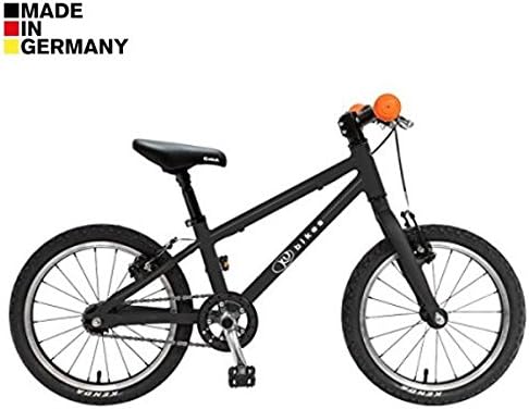 KUbikes 16 Basic - Black | from 3 years | 5,7kg | 98 cm Child hight / 40 cm inseam lenght