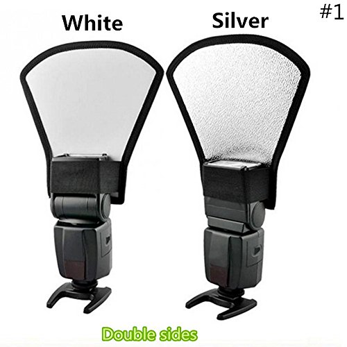 Rucan New Universal Camera Flash Reflector Lamp Photo Diffuser External Softbox A - Thumbnail 4