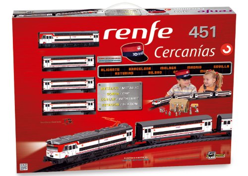 Pequetren - Renfe de cercanías 451, tren con circuito de 4.4 m (Servicios e Industrias del Juguete 685)